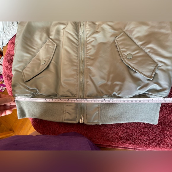 NWOT Alpha Industries MA-1 Natus Bomber Jacket with Removable Hood Size Large - Picture 14 of 16